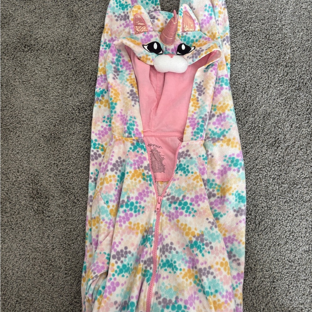 Xhilaration Unicorn Kids Pajamas - Pink and Multicolor